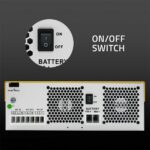 5 кВт+2.4 кВт Комплект резервного живлення Інвертор Anenji WiFi з низьким рівнем шуму + Акумулятор Dyness B4850 - Зображення 2