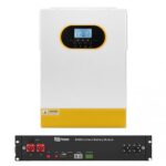 5 кВт+2.4 кВт Комплект резервного живлення Інвертор Anenji WiFi з низьким рівнем шуму + Акумулятор Dyness B4850