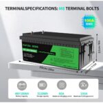 LiFePO4 48V/100AH Акумулятор Datouboss (5120W*h) для систем резервного живлення - Зображення 2