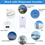 LiFePO4 48V/100Ah Акумулятор настінний Daxtromn 5.12 kW*h з BMS літій-залізо-фосфатний для ДБЖ - Зображення 6