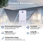 LiFePO4 48V/100Ah Акумулятор настінний Daxtromn 5.12 kW*h з BMS літій-залізо-фосфатний для ДБЖ - Зображення 3