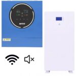 5 кВт + 5.12 кВт*г Комплект інвертор Anenji з WiFi + настінний акумулятор Daxtromn 48V/100Ah LiFePO4 для резервного живлення