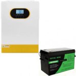 5 кВт + 2,56 кВт Комплект резервного живлення: інвертор Anenji з WiFi-модулем + акумулятор Datouboss LiFePO4 48V 50Ah